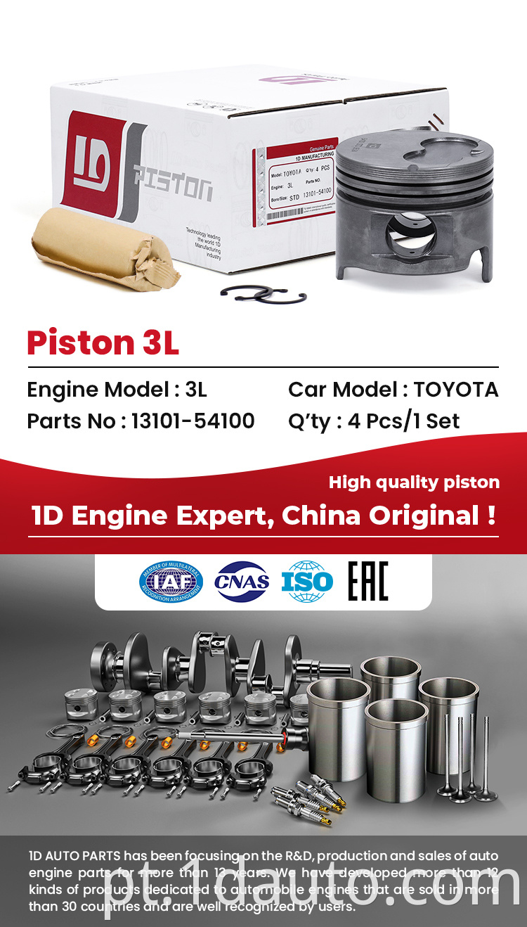 Engine Piston for Toyota 3L 